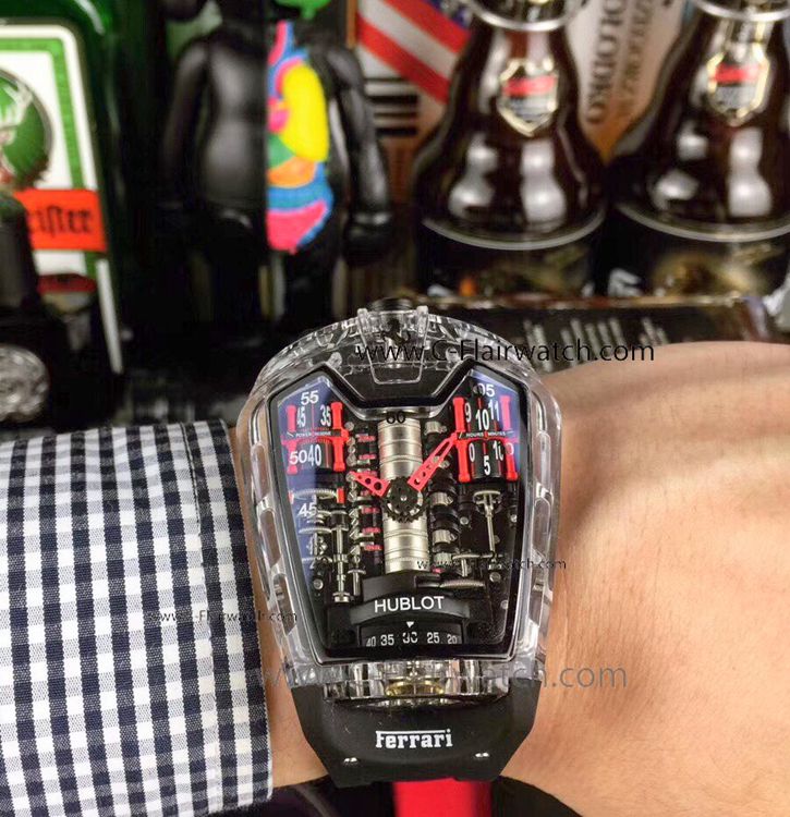 Copy Hublot MP-05 Sapphire La Ferrari Watch Black Dial Copy Hublot MP-05 Sapphire La Ferrari Watch Black Dial